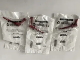 Pomona 4723-2 Lot Of 3 Minigrabber Banana Test Clip Red