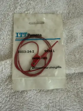 Pomona 5053-24-2 Itt Micrograbber Clip To Banana Patch Cord -new