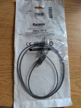 Pomona 5053-36-0 36 Inch Micrograbber-to-banana Cables New