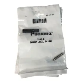 Pomona 5168-0 Lot Of 6 Banana Jack Connector 14awg New Pomona 5168-0 Lot Of 6 Banana Jack Connector 14awg New