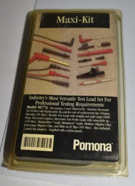 Pomona 5677a Electronics Maxi-kit - Test Probes Leads And Clips- New Ygf12 Pomona 5677a Electronics Maxi-kit - Test Probes Leads And Clips- New Ygf12