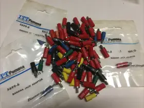 Pomona 5700-3 Huge Lot Banana Jack Adaptor 5699-7 5701-2