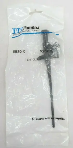 Pomona 5830-0 Test Clip Black Nas Pomona 5830-0 Test Clip Black Nas