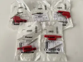 Pomona 6271-2 Lot Of 5 6721-2 4mm Red Stackable Banana Plug