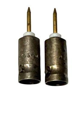 Pomona 94375-5058 Lot Of 2 Kelvin Test Probe Tips Dual Pin Gold-plated 4-wire