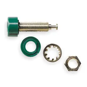 Pomona Electronics 1581-0-g/10p Banana Jack 5000vdc 15a Blk Pk10 Pomona Electronics 1581-0-g/10p Banana Jack 5000vdc 15a Blk Pk10
