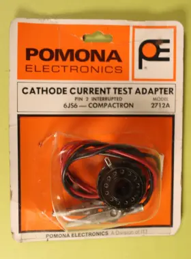 Pomona Electronics 2712a Cathode Current Test Adapter Vintage Nos Sealed In Box Pomona Electronics 2712a Cathode Current Test Adapter Vintage Nos Sealed In Box