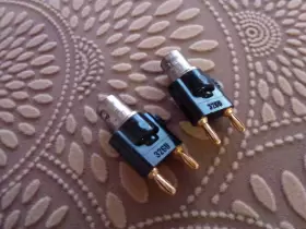 Pomona Electronics 3269 2 Model Bnc Adapter Double Mini Banana Plug Pomona Electronics 3269 2 Model Bnc Adapter Double Mini Banana Plug
