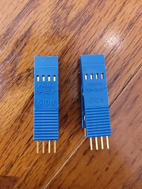 Pomona Electronics 5108 Dip Clip Lot Of 2 Pomona Electronics 5108 Dip Clip Lot Of 2