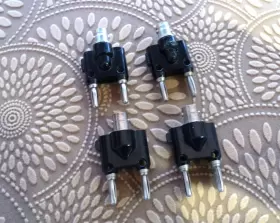 Pomona Electronics & Hh Smith 1269 1686 2 And Bnc To Double Banana Plug Adapter Pomona Electronics & Hh Smith 1269 1686 2 And Bnc To Double Banana Plug Adapter