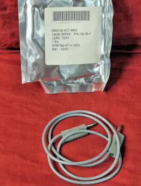 Pomona Hb-36-8 Hb-36 Grey Horizontal Banana Plug Patch Cord 36 Inch Lot Of 2 Cords