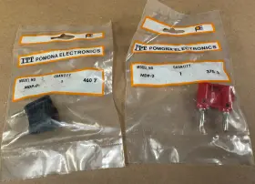 Pomona Mdp-0 Mdp-2 New Itt Banana Plug Black And Red Double - Free Shipping Pomona Mdp-0 Mdp-2 New Itt Banana Plug Black And Red Double - Free Shipping