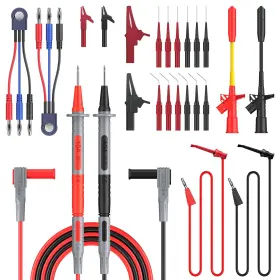 Proster Pst-pst333 Multimeter Test Leads Kit 26pcs - Multi Testers Replacement With A Proster Pst-pst333 Multimeter Test Leads Kit 26pcs - Multi Testers Replacement With A