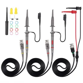 Proster Psttl803-us 200mhz Oscilloscope Probe Clip Scope Test Bnc End P2200 10x/1x Black Wi Proster Psttl803-us 200mhz Oscilloscope Probe Clip Scope Test Bnc End P2200 10x/1x Black Wi