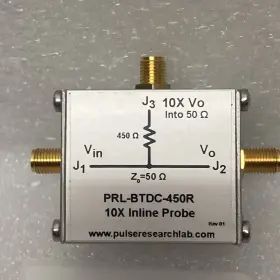 Pulse Research Lab 1f131009 Prl-btdc-450r 10x In-line Probe Sma I/os Pulse Research Lab 1f131009 Prl-btdc-450r 10x In-line Probe Sma I/os