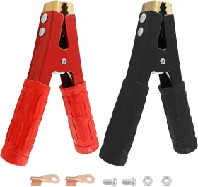 Qjaiune Gb30111-903 600a Insulated Alligator Clips Heavy Duty Battery Jumper Cable Clamps 2pcs Qjaiune Gb30111-903 600a Insulated Alligator Clips Heavy Duty Battery Jumper Cable Clamps 2pcs