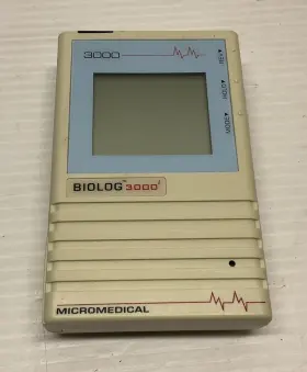 Qrs 3000i Biolog 12-lead Portable Ecg Recorder - Untested Qrs 3000i Biolog 12-lead Portable Ecg Recorder - Untested