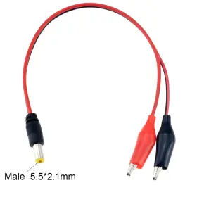 Rapidroo-shop 726084664562 Alligator Clip To Dc Power Plug Connector Adapter 25cm Test Leads Wire 5