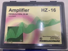 Rohde & Schwarz Hz-16 Used Very Good Condition And Amplifier 100khz To 3ghz