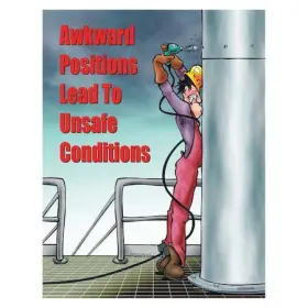 Safetyposter.com P2617 Safetyposter.com Safety Pstr Awkward Positions Lead To En