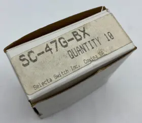 Selecta Sc-47g-bx Switch Fit Clip Vinyl Green Insulators 10 Qty