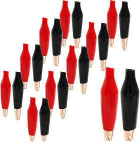 Suiwotin Ekis1301-s 20pcs Heavy Duty Alligator Clips 30a Copper Black And Red Electrical Testing T Suiwotin Ekis1301-s 20pcs Heavy Duty Alligator Clips 30a Copper Black And Red Electrical Testing T