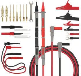 Swanlake Garden Tools Sw-66167 27-piece Multimeter Test Leads Set Cat.iii 1000v / Cat.iv 600v Multi