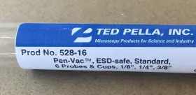 Ted Pella 528-16 Set Of Five Eds-safe Probes For Vacuum - Two 1/8 Inch 1/4 And One 3/8 Ted Pella 528-16 Set Of Five Eds-safe Probes For Vacuum - Two 1/8 Inch 1/4 And One 3/8