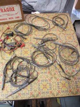 Tektronix 010-159 Lot Oscilloscope Test Probes And Parts Tektronix 010-159 Lot Oscilloscope Test Probes And Parts