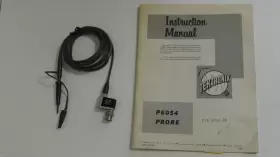 Tektronix 010-6054-04 P6054 10m 13.5pf 9ft Oscilloscope Probe With Hook Grabber And Manual Tektronix 010-6054-04 P6054 10m 13.5pf 9ft Oscilloscope Probe With Hook Grabber And Manual
