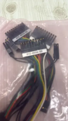 Tektronix 012-0556-00 Probe Leads Lot Of 3 Logic Analyzer Grabber Ribbon Cables