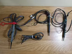 Tektronix 013-0071-00 4 Vintage Oscilloscope Probes And Misc