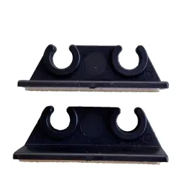 Tektronix 352-0351-00 New Probe Holder Self Adhesive Holds 2 Lot Vintage Black Tektronix 352-0351-00 New Probe Holder Self Adhesive Holds 2 Lot Vintage Black
