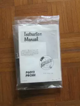 Tektronix 6012 Vintage Sealed P6012 Probe With Instruction Manual