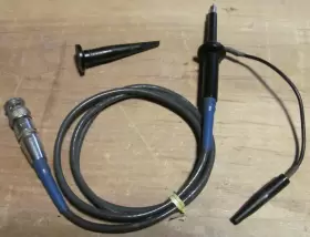 Tektronix P6101 1x Probe 3 Foot With Ground Clip And Test Tektronix P6101 1x Probe 3 Foot With Ground Clip And Test