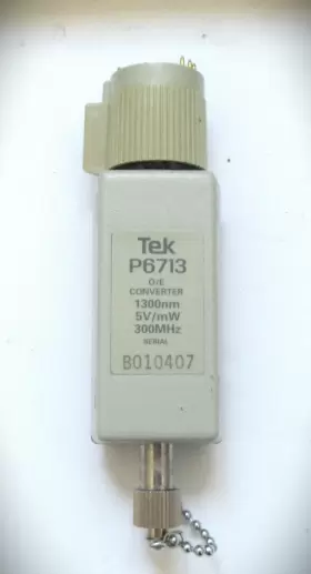 Tektronix P6713 Tek O/e Converter Probe 1300nm 5v/mw 300mhz In Box Tektronix P6713 Tek O/e Converter Probe 1300nm 5v/mw 300mhz In Box