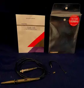 Tektronix Yt5100/yt6060 Oscilloscpe Probe #1 100mhz 1x/10x Switchable Passive Tektronix Yt5100/yt6060 Oscilloscpe Probe #1 100mhz 1x/10x Switchable Passive