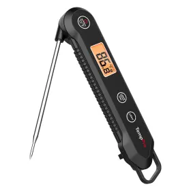 Temppro Tp-03h Digital Instant Read Meat Thermometer For Grilling Pitch Black
