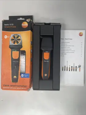 Testo 0560-1410 410i 0560 1410 01 Vane Anemometer Smart And Wireless Probe Testo 0560-1410 410i 0560 1410 01 Vane Anemometer Smart And Wireless Probe