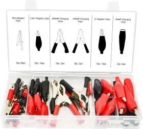 Tools Inc. 61030-m 61030 60pc Electrical Clip Alligator Charging Test Lead Connecto Tools Inc. 61030-m 61030 60pc Electrical Clip Alligator Charging Test Lead Connecto