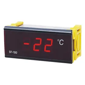 Tosyuwir Sf-100p Digital Temperature Meter Led Display Thermometer Mini Panel Black