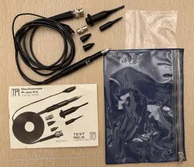 Tpi Test Probes Inc Sp-100 Oscilloscope Probe Sp100 X1 / X10 Attachments And Bag Vintage Uk