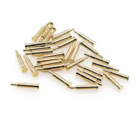 Treedix Trx5-00005a 30pcs Gold Plated Spring Loaded Thimble Pogo Pins Probes 2.5mm Dia 9mm Height Po Treedix Trx5-00005a 30pcs Gold Plated Spring Loaded Thimble Pogo Pins Probes 2.5mm Dia 9mm Height Po