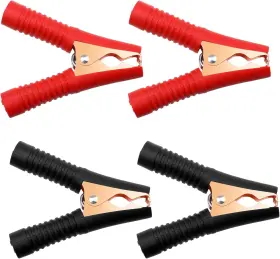 Trinkrittey 578496 1 Xyjnsnuc 4 Pcs Insulated Alligator Clips 100a Heavy Duty Clamps Black Red Boot Trinkrittey 578496 1 Xyjnsnuc 4 Pcs Insulated Alligator Clips 100a Heavy Duty Clamps Black Red Boot