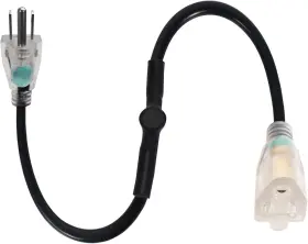 Ttq Ttq-ba001 Thermostat Controlled Extension Cord 32 F Degree Auto On/50 10 Black Ttq Ttq-ba001 Thermostat Controlled Extension Cord 32 F Degree Auto On/50 10 Black