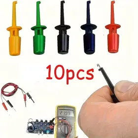 Turbo-roofinds 313028489413 10pcs Mini Single Test Hook Clip Probe For Electronic Testing Ic Grabber Sm Turbo-roofinds 313028489413 10pcs Mini Single Test Hook Clip Probe For Electronic Testing Ic Grabber Sm