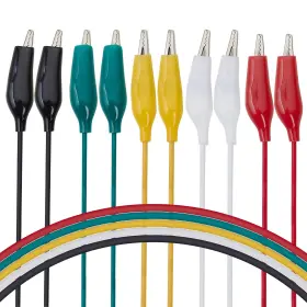 Turbo-roofinds 313042983935 10pcs 50cm 35mm Alligator Clips Electrical Test Leads With Stam Turbo-roofinds 313042983935 10pcs 50cm 35mm Alligator Clips Electrical Test Leads With Stam