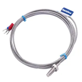 Twidec Ca-lt-104 1/4 Inch Screw Probe K Type Thermocouple Temperature Sensor 2 M Cable 0-600 C