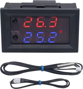 Twidec Ca-wek-h28tt Twidec/dc 12v Temperature Controller Programmable -50 To 110 -58 Black Twidec Ca-wek-h28tt Twidec/dc 12v Temperature Controller Programmable -50 To 110 -58 Black