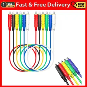 Txkrhwa 313027452456 Magnetic Test Leads 6pcs Silicone Soft Flexible Jumper Wires 30v A Txkrhwa 313027452456 Magnetic Test Leads 6pcs Silicone Soft Flexible Jumper Wires 30v A